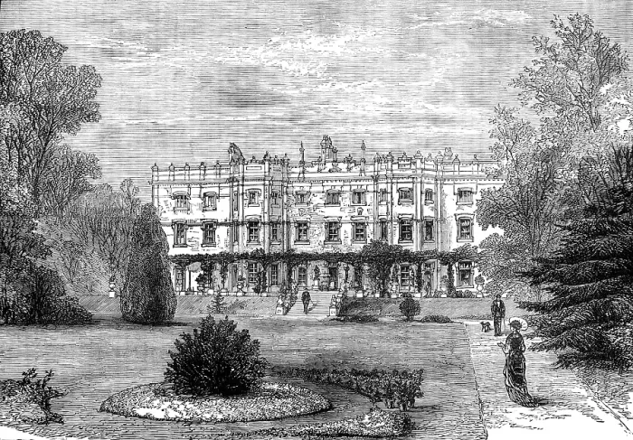 Framed Print : The late Lord Beaconsfield: Hughenden Manor, High Wycombe, the seat of Lord Beaconsfield, (1881). Creator: Unknown