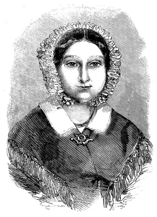 Framed Print : The Late Madame Ida Pfeiffer - from a painting, 1858. Creator: Unknown Framed Print : The Late Madame Ida Pfeiffer - from a painting, 1858. Creator: Unknown