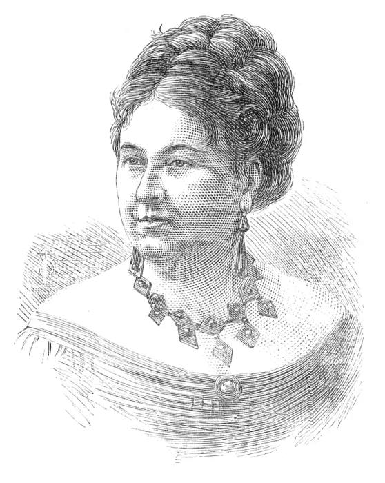 Framed Print : The late Madame Parepa-Rosa, 1874. Creator: Unknown Framed Print : The late Madame Parepa-Rosa, 1874. Creator: Unknown