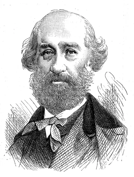 Framed Print : The late Mr. E. Fitzball, 1873. Creator: Unknown Framed Print : The late Mr. E. Fitzball, 1873. Creator: Unknown