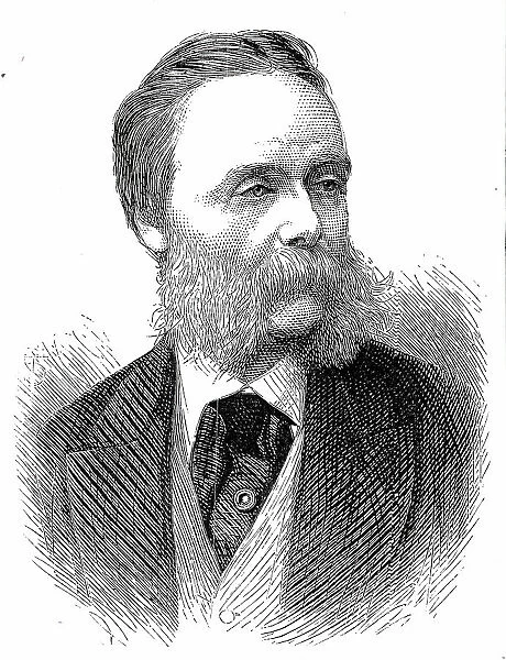 The late Mr. Egron Lundgren, 1876. Creator: Unknown