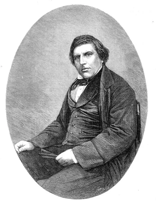 Framed Print : The late Mr. Herbert Ingram, M.P. for Boston - from a photograph by John Watkins, 1860. Creator: Smyth Framed Print : The late Mr. Herbert Ingram, M.P. for Boston - from a photograph by John Watkins, 1860. Creator: Smyth