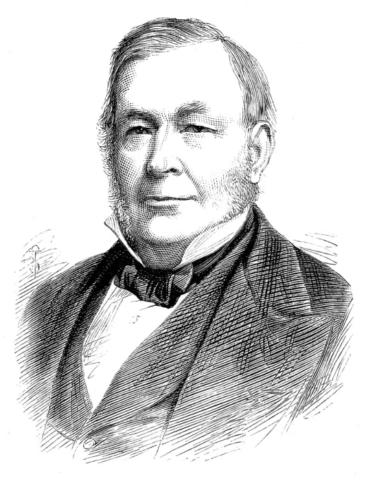 Framed Print : The late Mr. J. J. Mechi, of Tiptree Hall, Essex, 1881. Creator: Unknown