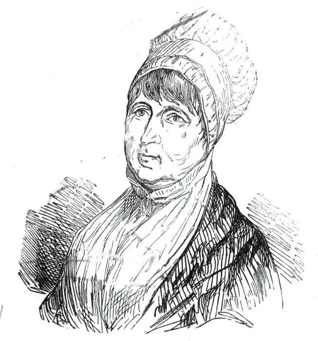 Framed Print : The late Mrs. Fry, 1845. Creator: Unknown Framed Print : The late Mrs. Fry, 1845. Creator: Unknown