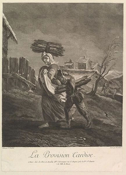 The Late Provision, 1771. Creator: Philippe Triere