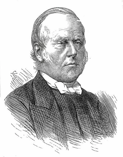 The late Rev. Jabez Burns, D.D. 1876. Creator: Unknown