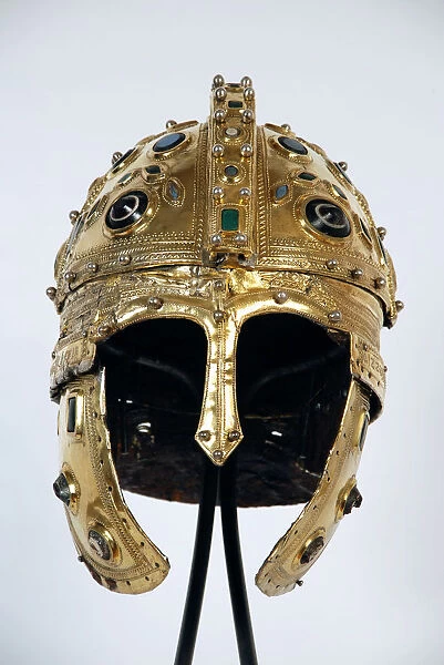 Late Roman ridge helmet, 4th century