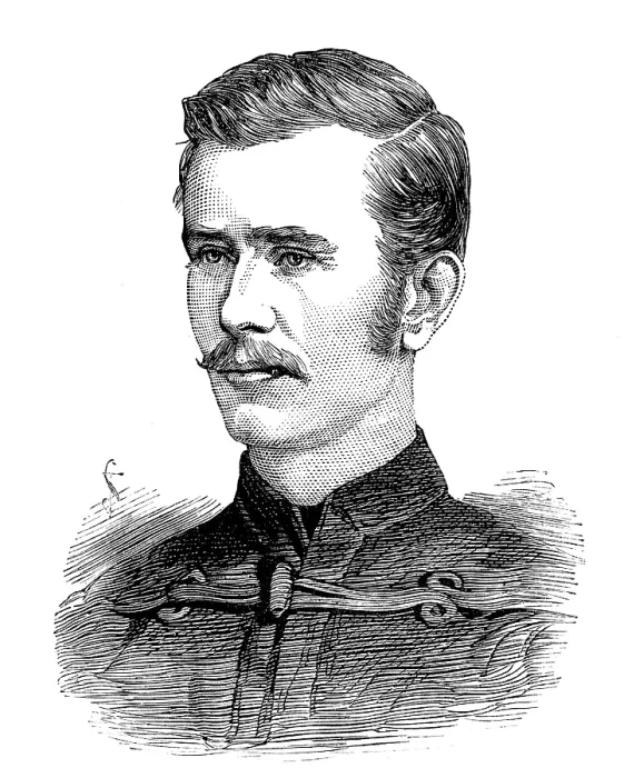 Framed Print : The late Surgeon Landon, killed at Majuba Hill, 1881. Creator: Unknown Framed Print : The late Surgeon Landon, killed at Majuba Hill, 1881. Creator: Unknown