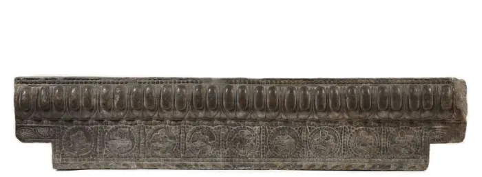 Framed Print : Lateral stretcher from the base of a funerary couch... Period of Division Framed Print : Lateral stretcher from the base of a funerary couch... Period of Division