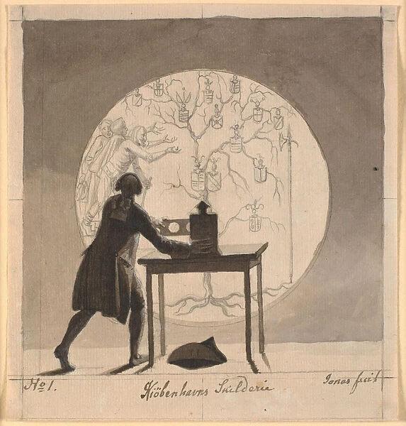 Laterna Magica, 1786-1788. Creator: Abildgaard, Nicolai Abraham (1743-1809)