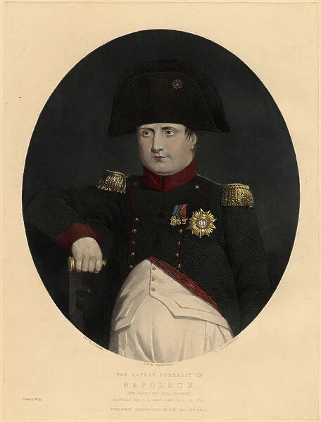 Latest portrait of Napoleon on board the Bellerophon, 1815. Artist: Eastlake, Sir Charles Lock