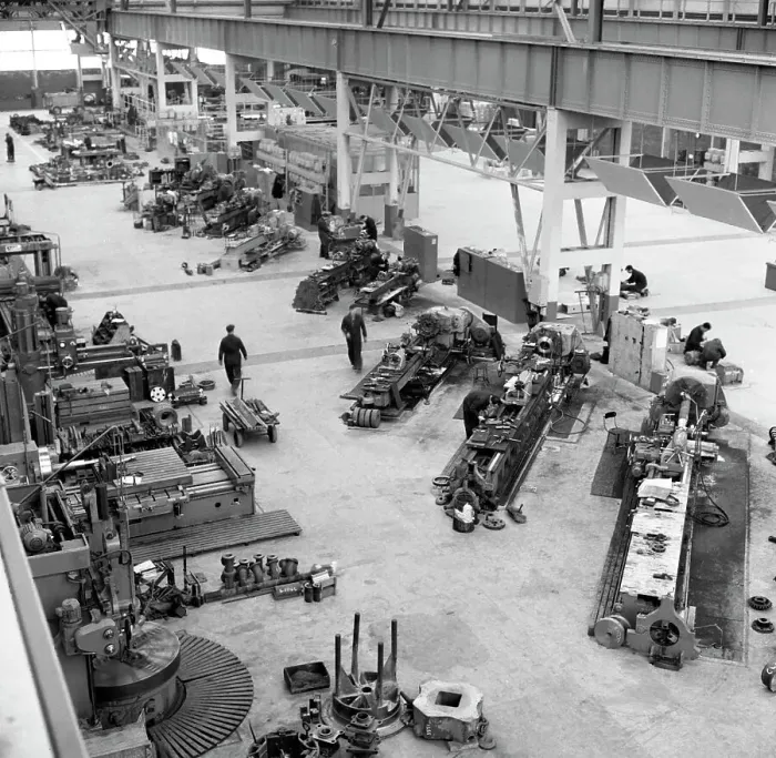 Framed Print : Lathe workshop area, Park Gate Iron & Steel Co, Rotherham, South Yorkshire, 1964 Artist Framed Print : Lathe workshop area, Park Gate Iron & Steel Co, Rotherham, South Yorkshire, 1964 Artist