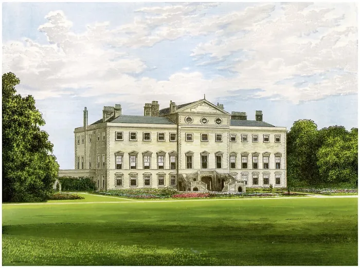 Framed Print : Lathom House, Lancashire, home of Lord Skelmersdale, c1880 Framed Print : Lathom House, Lancashire, home of Lord Skelmersdale, c1880
