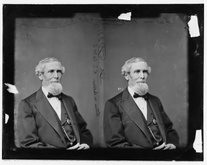 Framed Print : Latimer W. Ballou of Rhode Island, 1865-1880. Creator: Unknown Framed Print : Latimer W. Ballou of Rhode Island, 1865-1880. Creator: Unknown