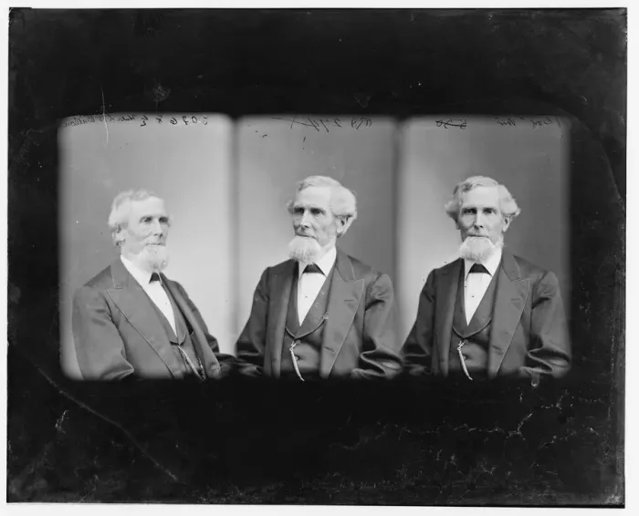 Framed Print : Latimer W. Ballou of Rhode Island, 1865-1880. Creator: Unknown Framed Print : Latimer W. Ballou of Rhode Island, 1865-1880. Creator: Unknown