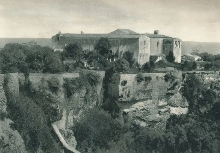 Framed Print : The Latomie, Syracuse, Sicily, Italy, 1927. Artist: Eugen Poppel Framed Print : The Latomie, Syracuse, Sicily, Italy, 1927. Artist: Eugen Poppel
