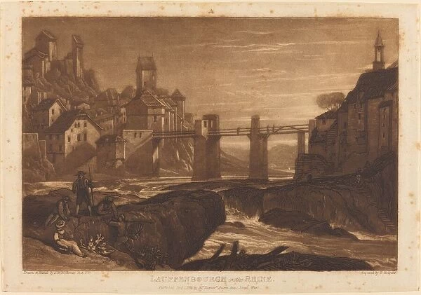 Lauffenbourgh on the Rhine, published 1811. Creator: JMW Turner