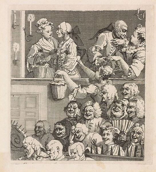 The Laughing Audience, 1733. Creator: William Hogarth (British, 1697-1764)