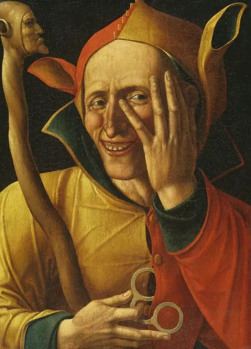 Framed Print : Laughing Jester, Made 1540s. Creator: Unknown Framed Print : Laughing Jester, Made 1540s. Creator: Unknown
