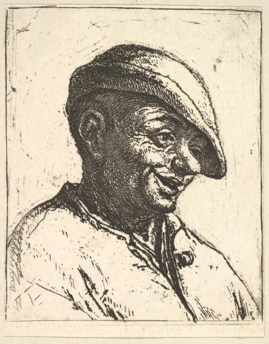 Framed Print : Laughing Peasant, 1610-85. Creator: Adriaen van Ostade Framed Print : Laughing Peasant, 1610-85. Creator: Adriaen van Ostade