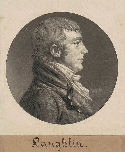Laughlin, 1806. Creator: Charles Balthazar Julien Fevret de Saint-Memin