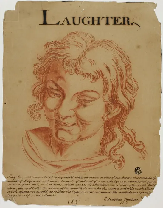 Framed Print : Laughter, after 1698. Creator: Eduardus Jacobus Framed Print : Laughter, after 1698. Creator: Eduardus Jacobus