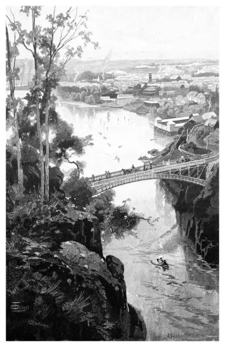 Framed Print : Launceston, from Cataract Bridge, Tasmania, Australia, 1886 Framed Print : Launceston, from Cataract Bridge, Tasmania, Australia, 1886