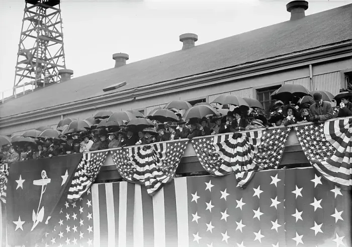 Framed Print : Launch of Florida, U.S.N. 1910. Creator: Bain News Service Framed Print : Launch of Florida, U.S.N. 1910. Creator: Bain News Service
