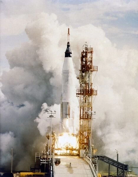 Launch of Mercury-Atlas 4, Cape Canaveral Air Force Station, Florida, USA, 13 September 1961