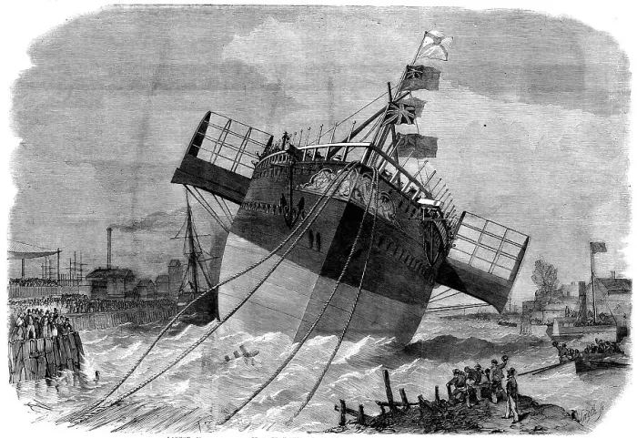 Framed Print : Launch of the Paramatta Steam-ship at Blackwall on Monday week, 1858. Creator: Smyth. Launch of the Paramatta Steam-ship at Blackwall on Monday week, 1858. Creator: Smyth Framed Print : Launch of the Paramatta Steam-ship at Blackwall on Monday week, 1858. Creator: Smyth. Launch of the Paramatta Steam-ship at Blackwall on Monday week, 1858. Creator: Smyth