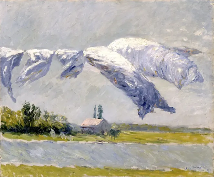 Framed Print : Laundry Drying, Petit Gennevilliers, 1888 Framed Print : Laundry Drying, Petit Gennevilliers, 1888