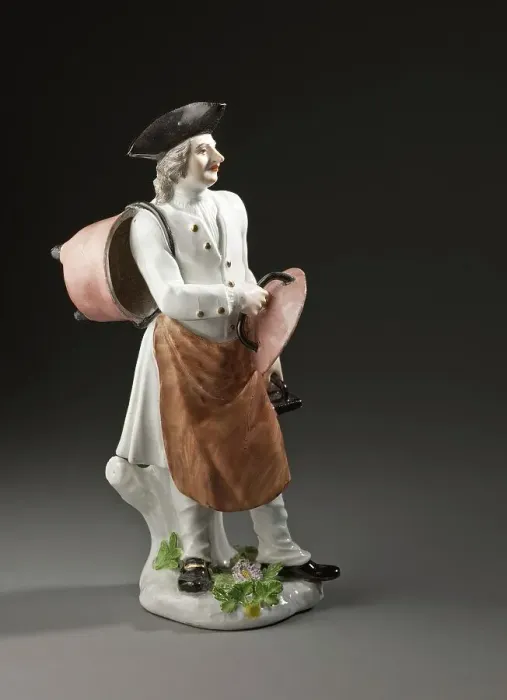 Framed Print : Laundryman (image 2 of 2), c.1748. Creators: Meissen Porcelain, Edme Bouchardon, Johann Joachim Kändler Framed Print : Laundryman (image 2 of 2), c.1748. Creators: Meissen Porcelain, Edme Bouchardon, Johann Joachim Kändler
