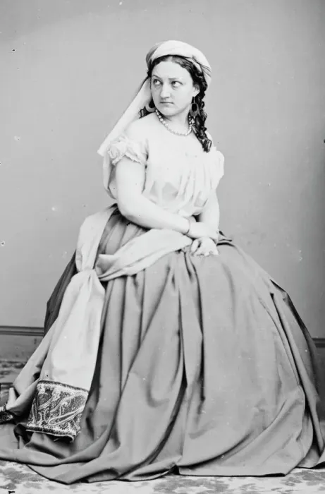 Framed Print : Laura Bateman, between 1855 and 1865. Creator: Unknown Framed Print : Laura Bateman, between 1855 and 1865. Creator: Unknown