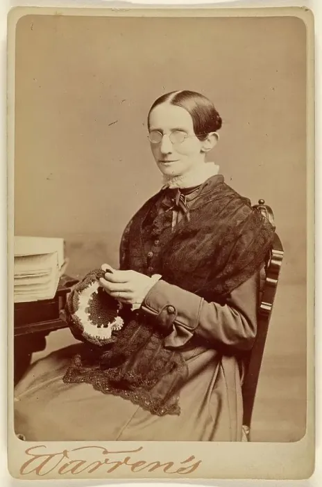 Framed Print : Laura Bridgman, about 1870. Creator: George K Warren Framed Print : Laura Bridgman, about 1870. Creator: George K Warren