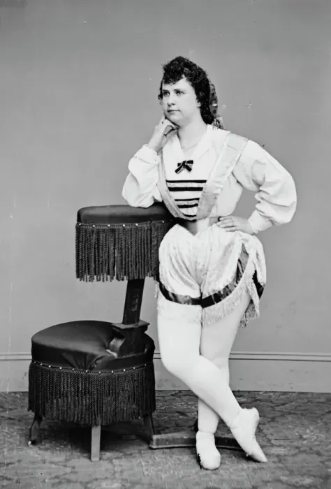 Framed Print : Laura Le Clair, between 1855 and 1865. Creator: Unknown Framed Print : Laura Le Clair, between 1855 and 1865. Creator: Unknown