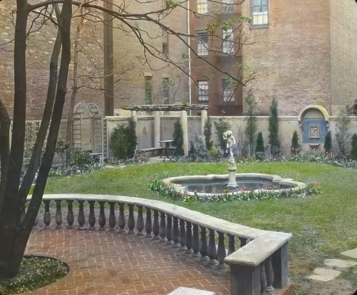 Framed Print : Laura Stafford Stewart house, 205 West 13th Street, New York, New York, 1922. Creator: Frances Benjamin Johnston Framed Print : Laura Stafford Stewart house, 205 West 13th Street, New York, New York, 1922. Creator: Frances Benjamin Johnston