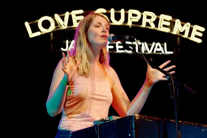 Framed Print : Lauren Kinsella, Love Supreme Jazz Festival, Glynde Place, East Sussex, 2015. Artist Framed Print : Lauren Kinsella, Love Supreme Jazz Festival, Glynde Place, East Sussex, 2015. Artist