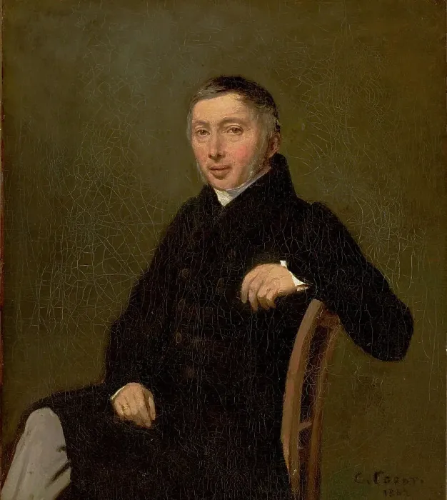 Framed Print : Laurent-Denis Sennegon, 1842. Creator: Corot, Jean-Baptiste Camille (1796-1875) Framed Print : Laurent-Denis Sennegon, 1842. Creator: Corot, Jean-Baptiste Camille (1796-1875)