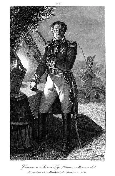 Laurent Gouvion Saint-Cyr (1764-1830), Marshal of France, 1839. Artist: Julien Leopold Boilly