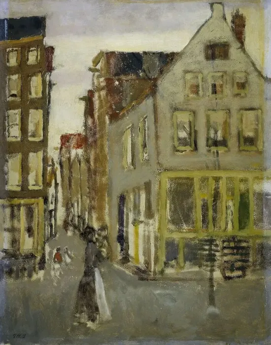 Framed Print : The Lauriergracht at the Tweede Laurierdwarsstraat, 1917-1918. Creator: George Hendrik Breitner Framed Print : The Lauriergracht at the Tweede Laurierdwarsstraat, 1917-1918. Creator: George Hendrik Breitner