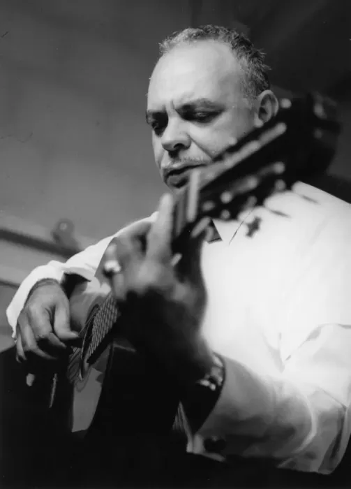 Framed Print : Laurindo Almeida, Modern Jazz Quartet, London, c1962. Creator: Brian Foskett Framed Print : Laurindo Almeida, Modern Jazz Quartet, London, c1962. Creator: Brian Foskett