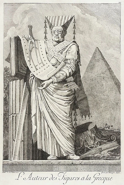 L'Auteur des figures à la Grecque, 1771. Creator: Bossi
