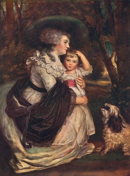 Lavinia, Countess Spencer (1762-1831), and John Charles Spencer, Viscount Althorp (1782?1845), 1906 Artist: Sir Joshua Reynolds