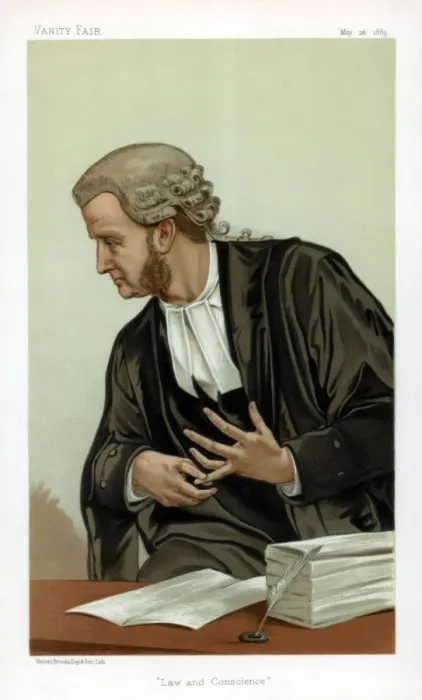 Framed Print : Law and Conscience, 1883. Artist: Verheyden Framed Print : Law and Conscience, 1883. Artist: Verheyden