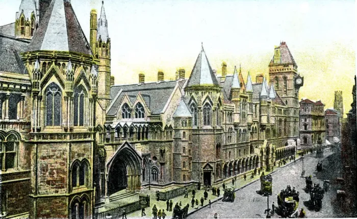 Framed Print : Law Courts, London, 20th Century Framed Print : Law Courts, London, 20th Century