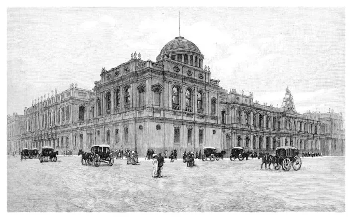 Framed Print : The Law Courts, Melbourne, Victoria, Australia, 1886 Framed Print : The Law Courts, Melbourne, Victoria, Australia, 1886