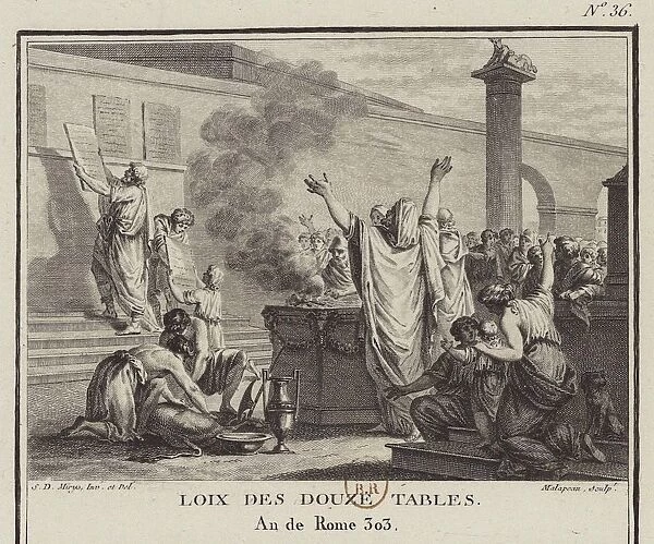 The Law of the Twelve Tables (Leges Duodecim Tabularum or Duodecim Tabulae), 1799