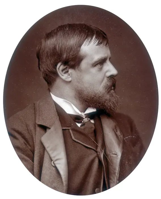 Framed Print : Lawrence Alma-Tadema, artist and Royal Academician, 1881. Creator: Lock & Whitfield Framed Print : Lawrence Alma-Tadema, artist and Royal Academician, 1881. Creator: Lock & Whitfield