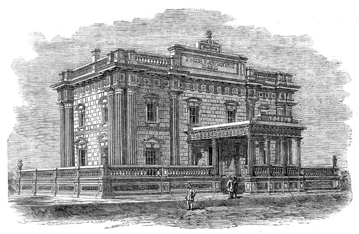 Framed Print : Lawrence Hall, Lahore, founded in honour of Sir John Lawrence, 1864. Creator: Unknown Framed Print : Lawrence Hall, Lahore, founded in honour of Sir John Lawrence, 1864. Creator: Unknown