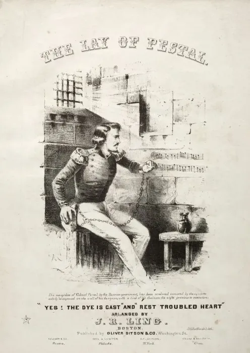 Framed Print : The Lay of Pestal - Sheet Music Cover. Creator: Winslow Homer (American, 1836-1910) Framed Print : The Lay of Pestal - Sheet Music Cover. Creator: Winslow Homer (American, 1836-1910)